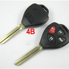 4 кнопки дистанционного ключа оболочки корпуса для Toyota Camry(логотип отдельный) чехол для брелка крышка 10PSC/лот