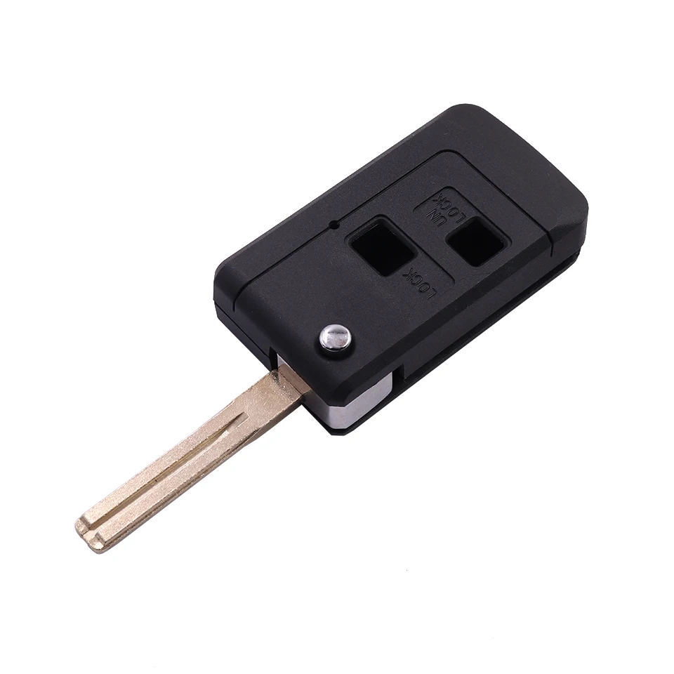 

Modification 2 Button Flip Car Key Case Housing for Lexus GX470 RX350 ES300 RX300 RX400h SC GS LS Blank Key Shell