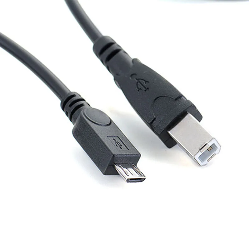 Кабель для передачи данных Micro USB male к стандартному 2 0 B Type Male жесткого диска и