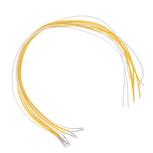 Аксессуары для кукольного домика светодиодный светильник с 20 см линией Diy кукольный домик миниатюрная игрушечная мебель подарок на день рождения для детей 5 шт./партия