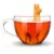 Пищевая силиконовая Резина Como Llama Tea Infuser Alpaca Animal Tea Filter Tea Strainer