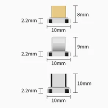 Магнитный кабель десятого поколения для быстрой зарядки мобильного телефона для iPhone 6 7 8, адаптер для Xiaomi Redmi, магнитные Заглушки для зарядного устройства
