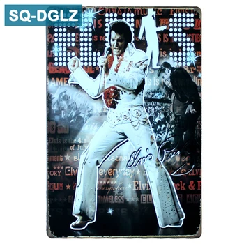 

[SQ-DGLZ]Hot Famous Singer Metal Sign Retro Store Wall Decor Vintage Metal Crafts Home Decor Painting Plaques Art Poster