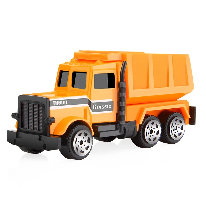 1: 64 масштаб Миниатюрные модели автомобилей Детские Ван Литой Трактор пожарная машина экскаватор мусоровоз скорая помощь игрушки для мальчиков