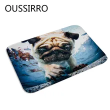 1 шт. мягкий коралловый бархат коврик для двери коврик для пола Противоскользящий 3D коврик для собаки fiflike коврик для кухни дверной коврик для кухни коврик для туалета