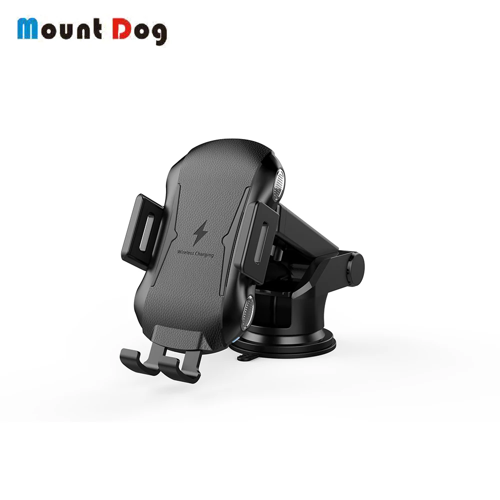 

MountDog Car Wireless Charger For iPhone Xs Max Xr X Samsung S10 S9 Intelligent Infrared Fast Wirless Charging Car Phone Holder
