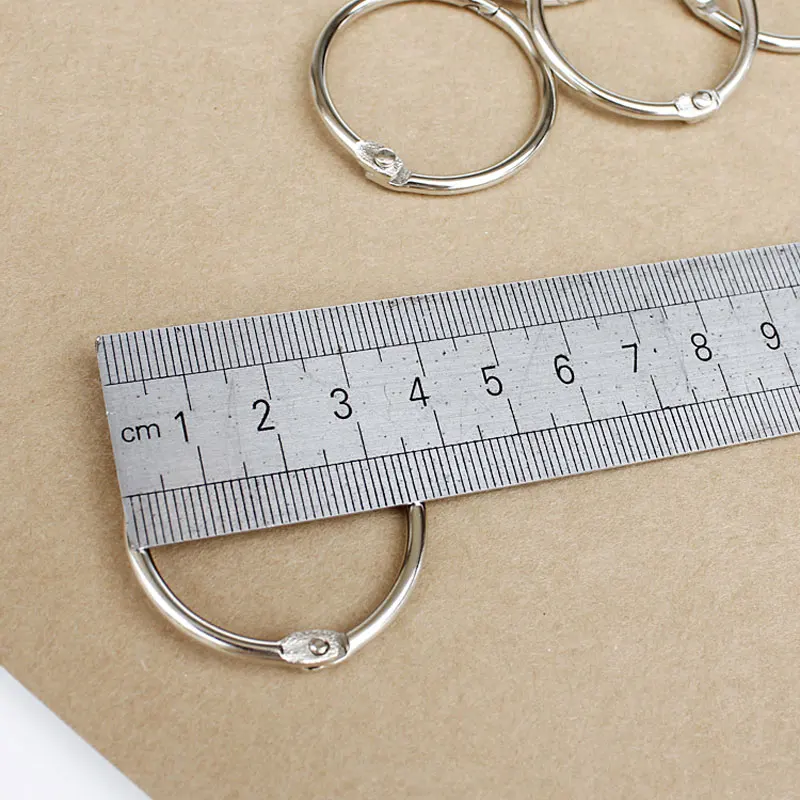 20 шт DIY железное кольцо обруч Съемная карта Сделай Сам Pocketbook фото альбом вставки