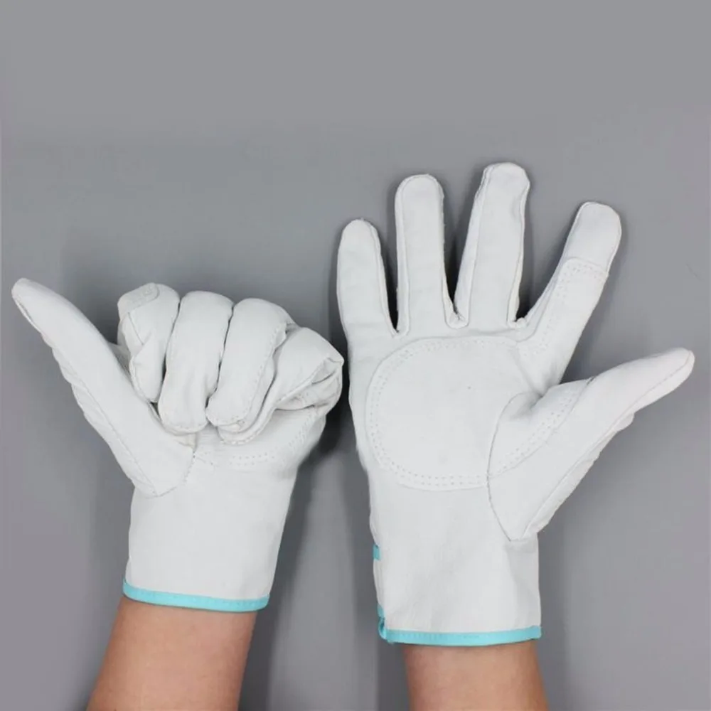 Рабочие перчатки из овечьей кожи мужские рабочие сварочные перчатки защитные садовые спортивные мото износостойкие перчатки