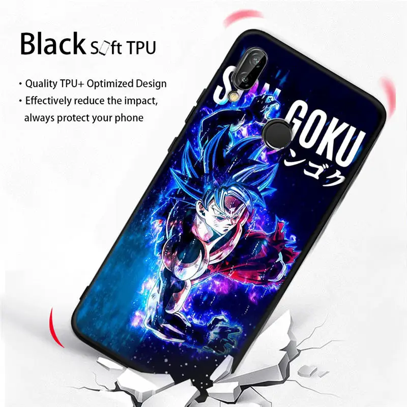 Dragon Ball Z Super DBZ Goku Модный чехол для huawei mate 20 10 P30 P20 P10 P9 P8 Lite Pro P Smart чехол для телефона чехол