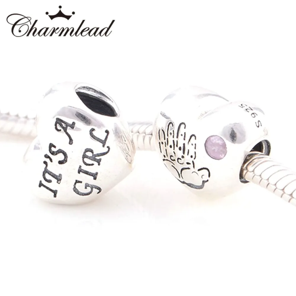 charm pandora it's a girl charm pandora it's a girl