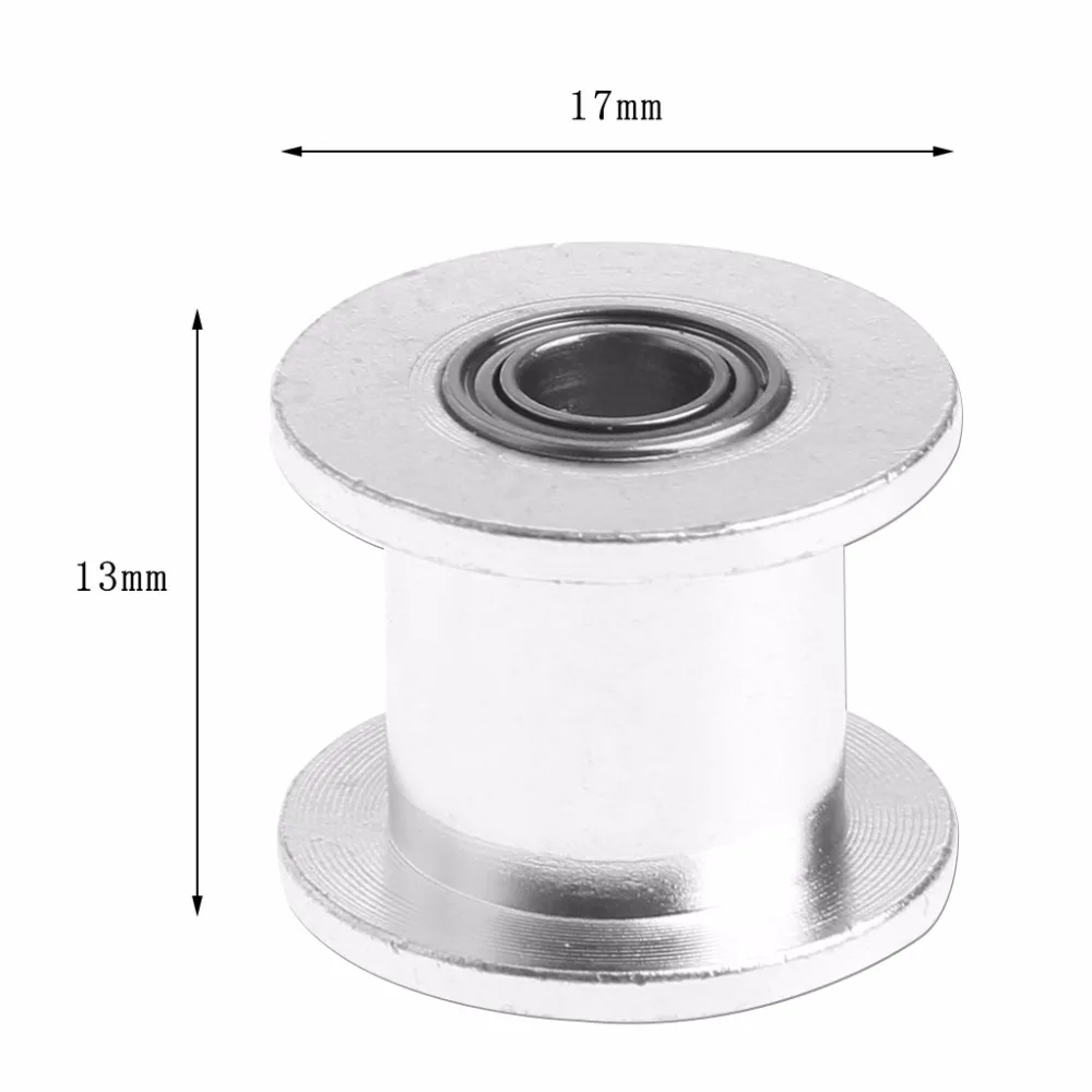 

3D Printer 2GT 20-Tooth Idle Pulley Timg Gear Bore 5mm Belt 10mm Width No Teeth