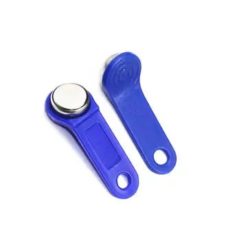 

DS1990A-F5 TM Card iButton Tag with wall-mounted holder Blue M97 Free Shipping