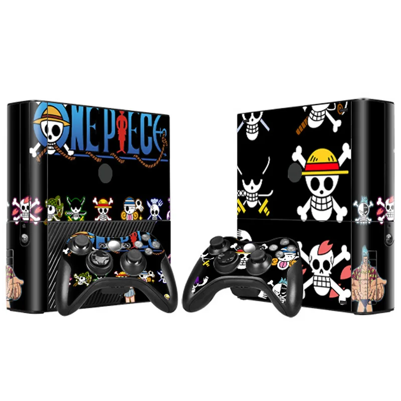 Skin Sticker Decals For Xbox 360 E Console And Controllers Skins Stickers For Xbox360 E Vinyl Anime One Piece Luffy Stickers Aliexpress