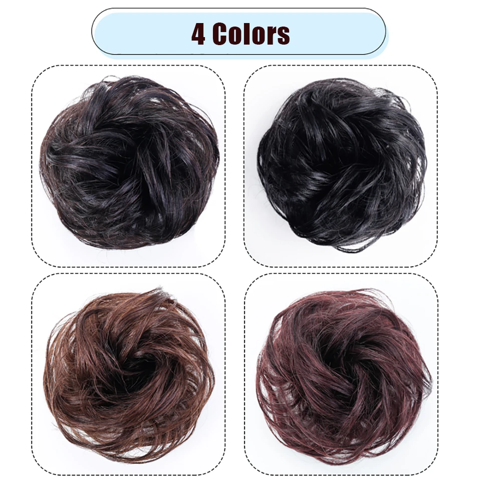 clipes em chignon hairpiece chignon extensão do