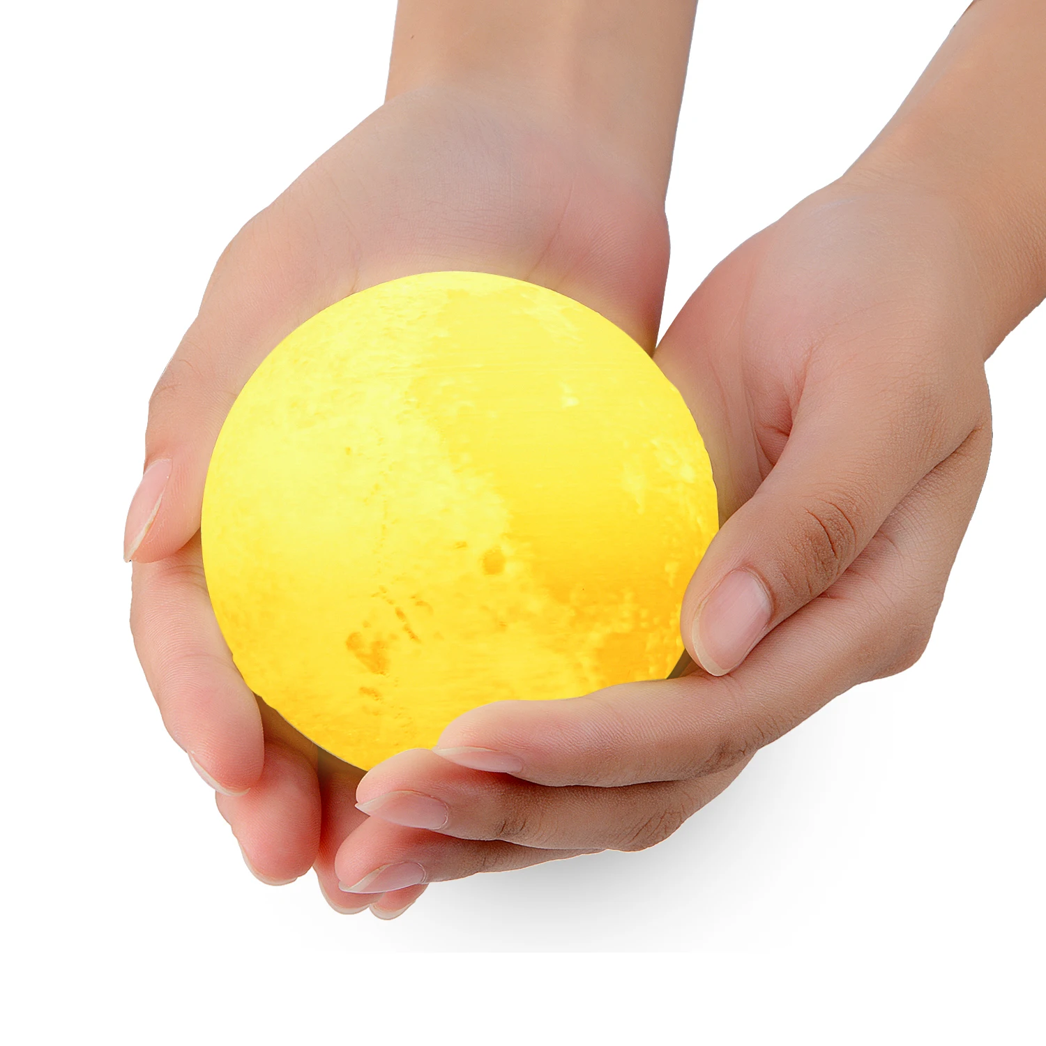 

3D Light Full Moon Light Print Simple Personality Lunar Lamp Dia 8/10/15cm Desk Decoration Lamp Night Light with Gift Box P25