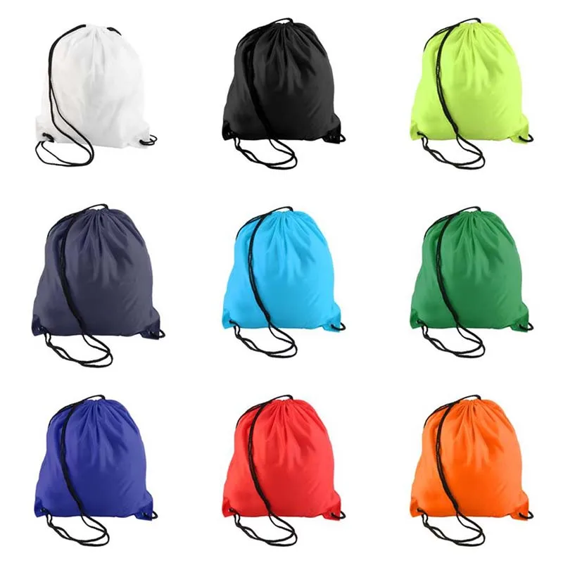 Waterproof Foldable Gym Bag Fitness Backpack Drawstring Pocket Hiking Camping Beach Swimming Men Women Sports Bags 6