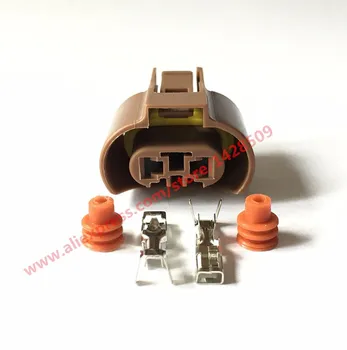 

20 Sets 2 Pin 090 Female Auto Connector 283-1927-30 Housing Pigtail For Japanese IAT / MAT Toyota 9006 Dipped Headlight
