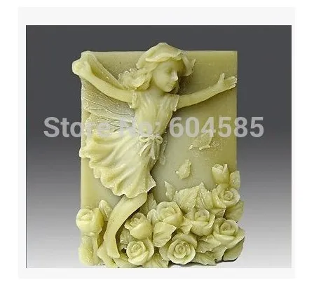 

New Happy Running Girl Craft Art Silicone Soap mold Craft Molds DIY Handmade soap molds