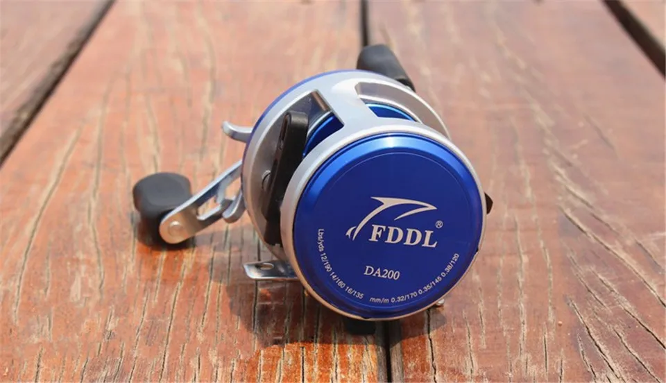 Carretel de Pesca Duplo Freio Centrífugo Rolamentos Fiação Metálica Direita Mão Esquerda Fundição Isca 4.7: 1corrosion-resistant 6 de pesca de fiação de metal mão