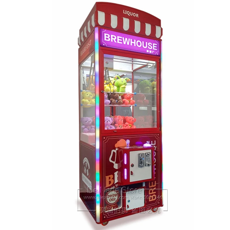 

Brewhouse Cranes Claw Machine Coin Operated Arcade Game Machine For Children and Adults
