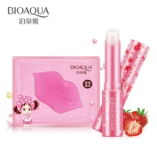 BIOAQUA 2 шт./компл. Коллаген Кристалл Коллаген для губ фильм увлажняющий отшелушивающий и губ бальзам губы уход Красота Essentials Уход за губами