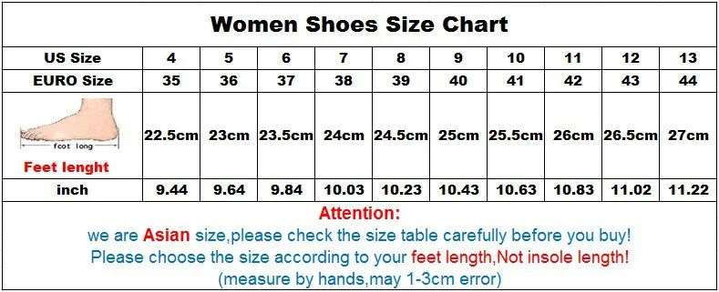 Standard Us Shoe Size Chart