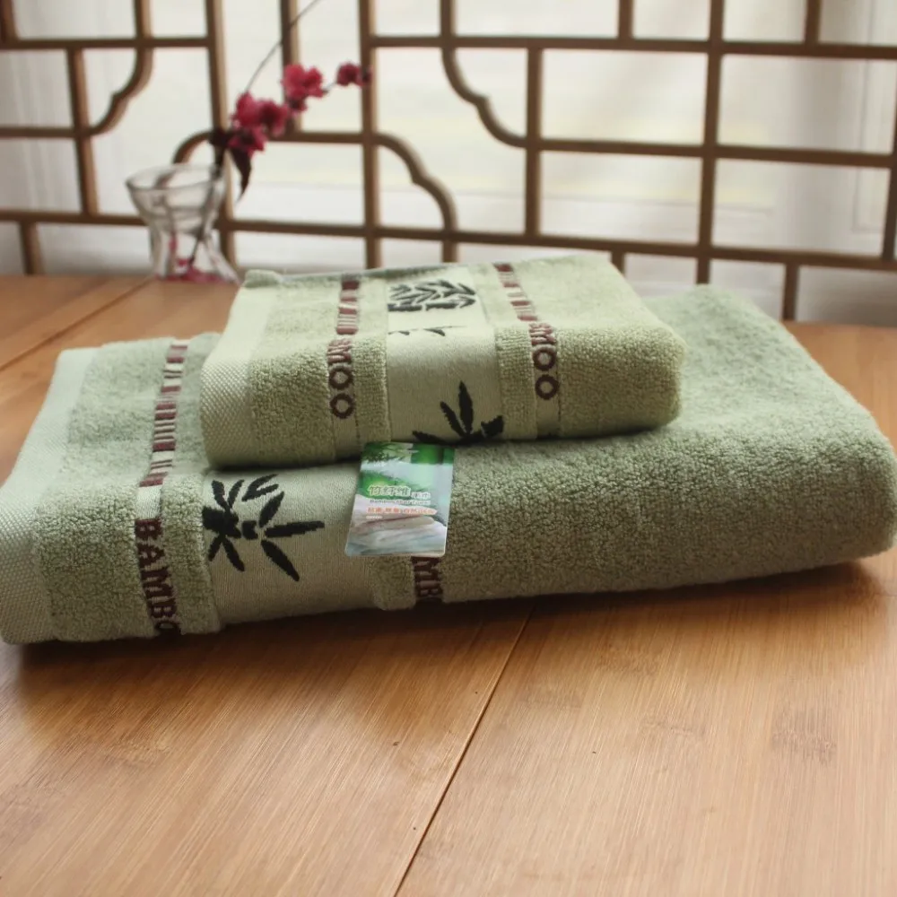 2 шт. мужское полотенце из бамбукового волокна 34x75 см 70x140 см|towel set|towel sets brandbathroom towel