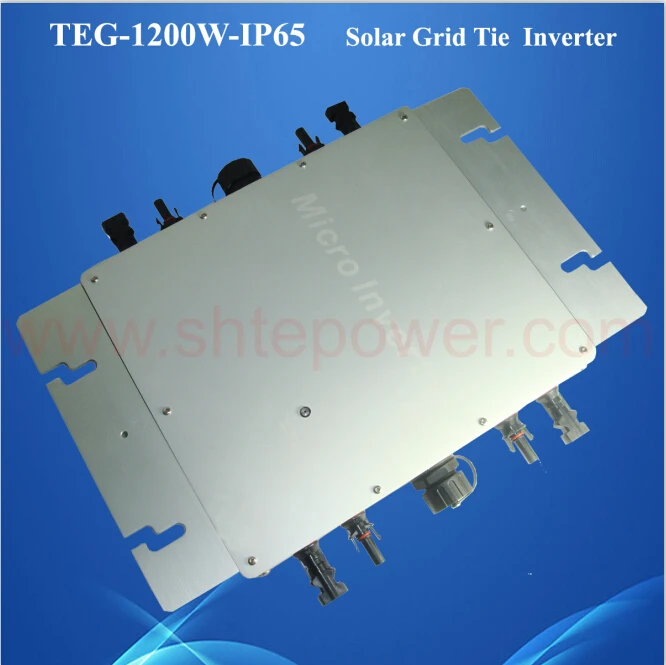 

Waterproof pure sine wave 220v ac grid tie inverter 1200w for home solar system