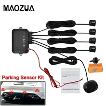 Maozua автомобильный парковочный датчик 12 В в 4 датчика s зуммер 22 мм автомобильный обратный резервный задний зуммер радар звуковой сигнал индикатор зонда система