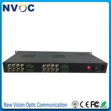 16Ch HD-SDI/ASI со встроенным аудио волоконным приемопередатчиком, SX, SM, 20 км, FC, евро зарядка, 16Ch HD SDI волоконно-Оптическая передача