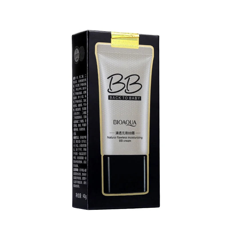 BB крем макияж Maquiagem основа натуральный консилер Палетка для контурирования лица косметическое масло-контроль Жидкая Основа 40 мл