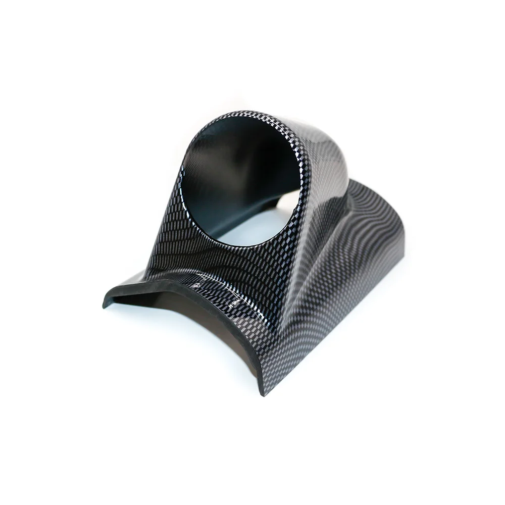 " 52 мм Манометр держатель углеродный черный стиль одиночный Манометр Pod пластиковый измерительный прибор поддержка для левостороннего привода YC101029