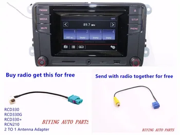 

RCD330 RCD510 RCD330G RCN210 CD Player MIB Car BluetoothUSB MP3 Radio New High Version For Golf 5 6 Jetta CC Tiguan Passat CC