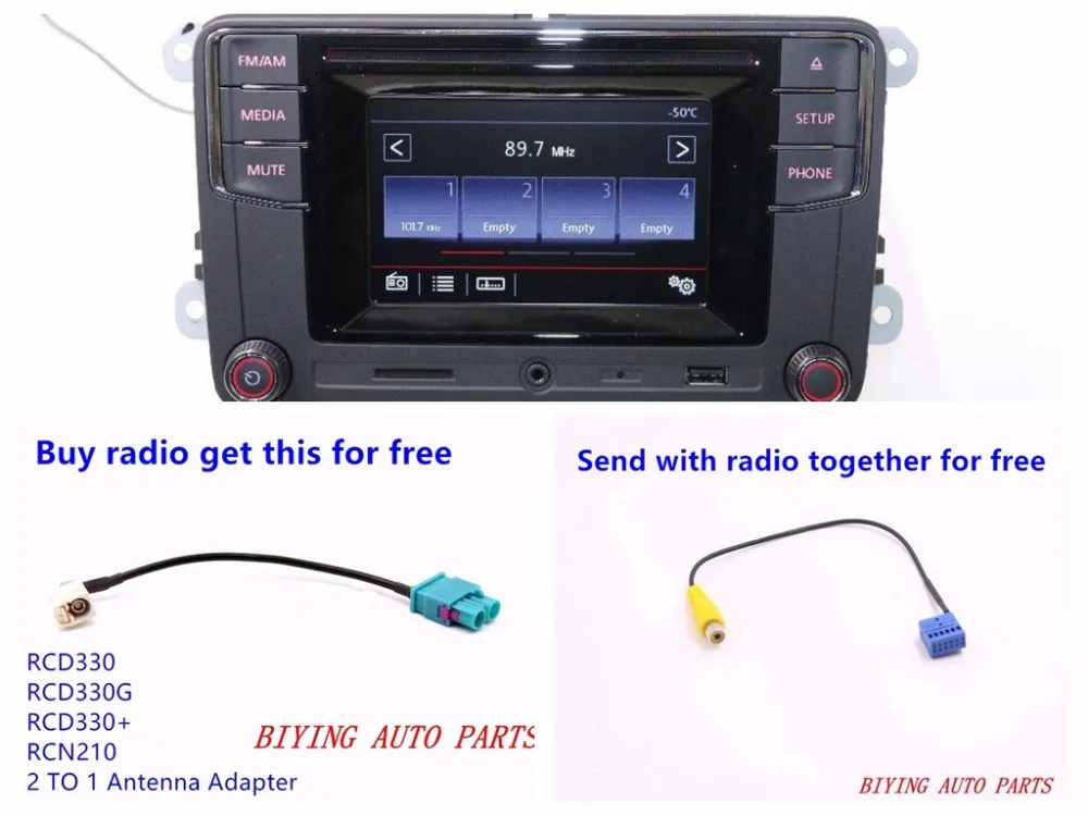 RCD330 RCD510 RCD330G RCN210 CD плеер bluetooth MP3 радио новая версия высокой версии для Golf 5 6 Jetta CC