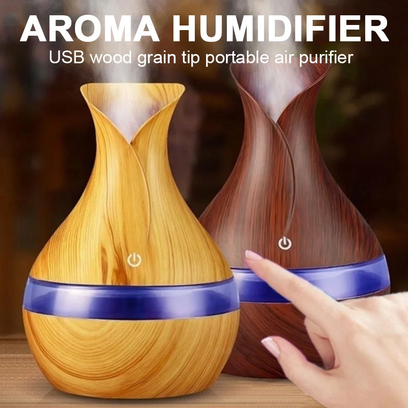 

300ml Aromatherapy Diffuser Mist Maker Ultrasonic Humidifier Exquisite Essential Oil Air Humidifier Portable Gifts Dorpshipping