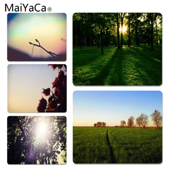 

MaiYaCa Nature scenery green plants mouse pad gamer play mats Size for 25X29cm Gaming Mousepads