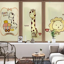 Скраб электростатического прозрачный шарик непрозрачные Водонепроницаемый анти-Ванная комната рукавом окна Стекло Стикеры