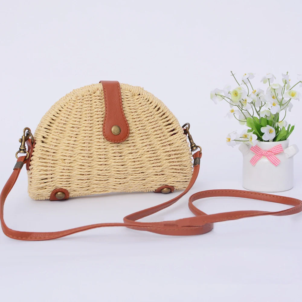 Пляжная сумка соломы Shell сумка Для женщин сумка небольшая Курьерские сумки дизайнер высокое качество сумка клатч кошелек