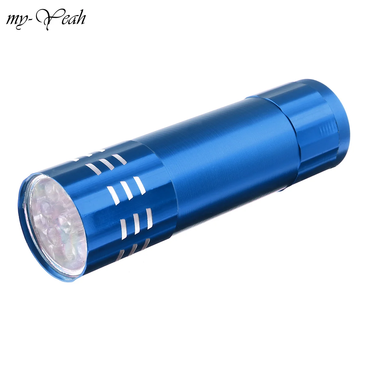 Blue My-Yeah, 4 цвета, Мини светодиодный фонарик для ногтей, УФ-лампа, портативная для ногтей, гель для быстрой сушки ногтей, лампа для лечения геля, инструмент для маникюра - Цвет: Blue