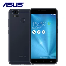 Оригинальный ASUS Zenfone 3 Увеличить ZE553KL Мобильный Телефон Qualcomm Dual sim 3 Камеры 4 ГБ RAM 128 ГБ ROM 5000 мАч Android Отпечатков Пальцев 5.5″