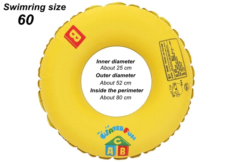 Спасательный круг игрушки матрас Air надувной пляжный море Лето надувной матрас для детей подростков взрослых - Цвет: 60cm