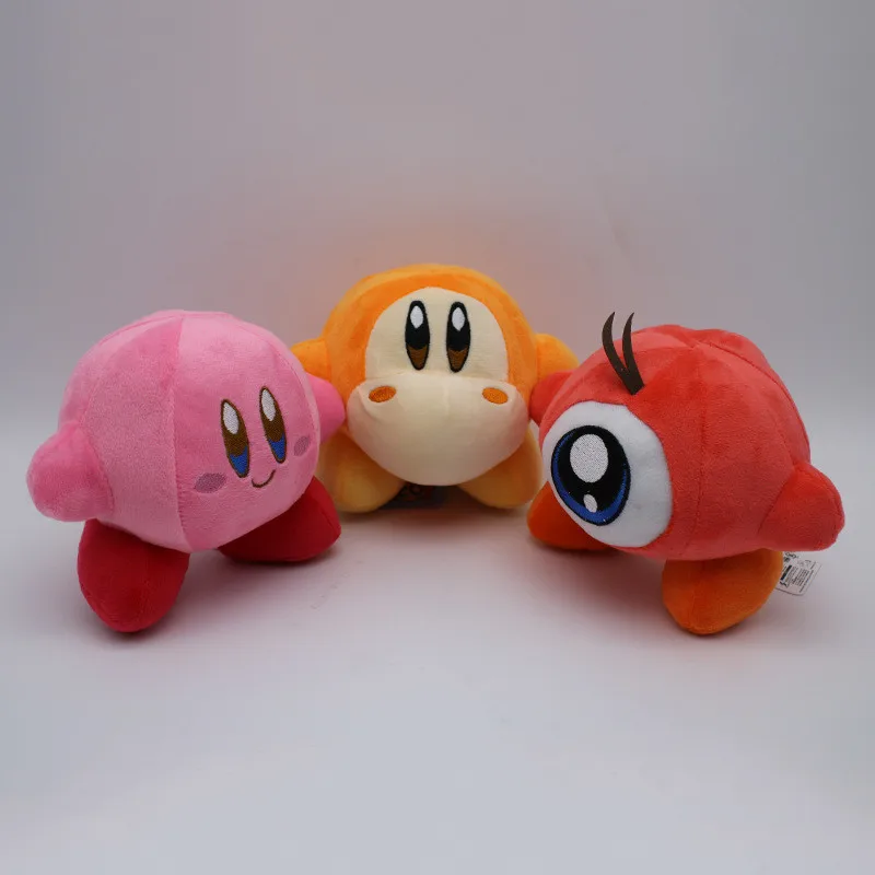 Cartoon Game Star Kirby figures toy Super Mario Kirby figure Soft Plush Doll Toys 14 CM  4