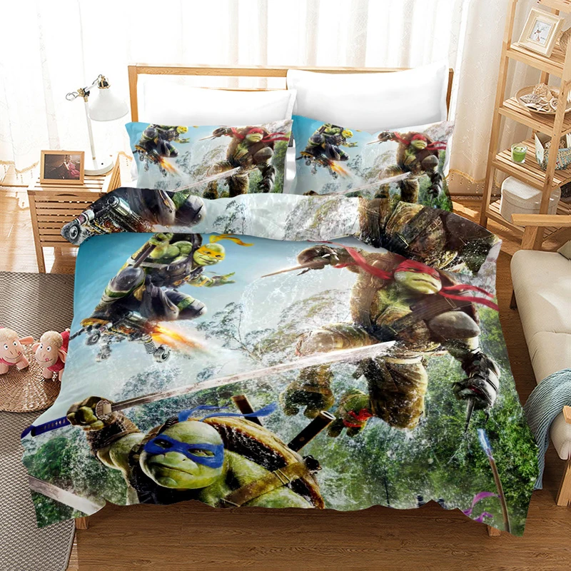 Teenage Mutant Ninja Turtles Bedding Set Duvet Covers Movie Series