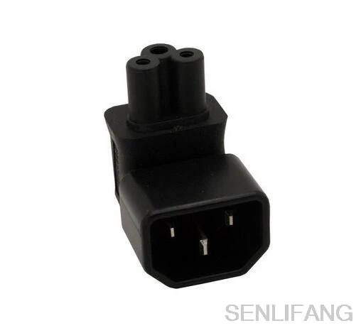 

Angled IEC 320 C14 to C5 Power adapter C14 to C5 right angle Power Adapter