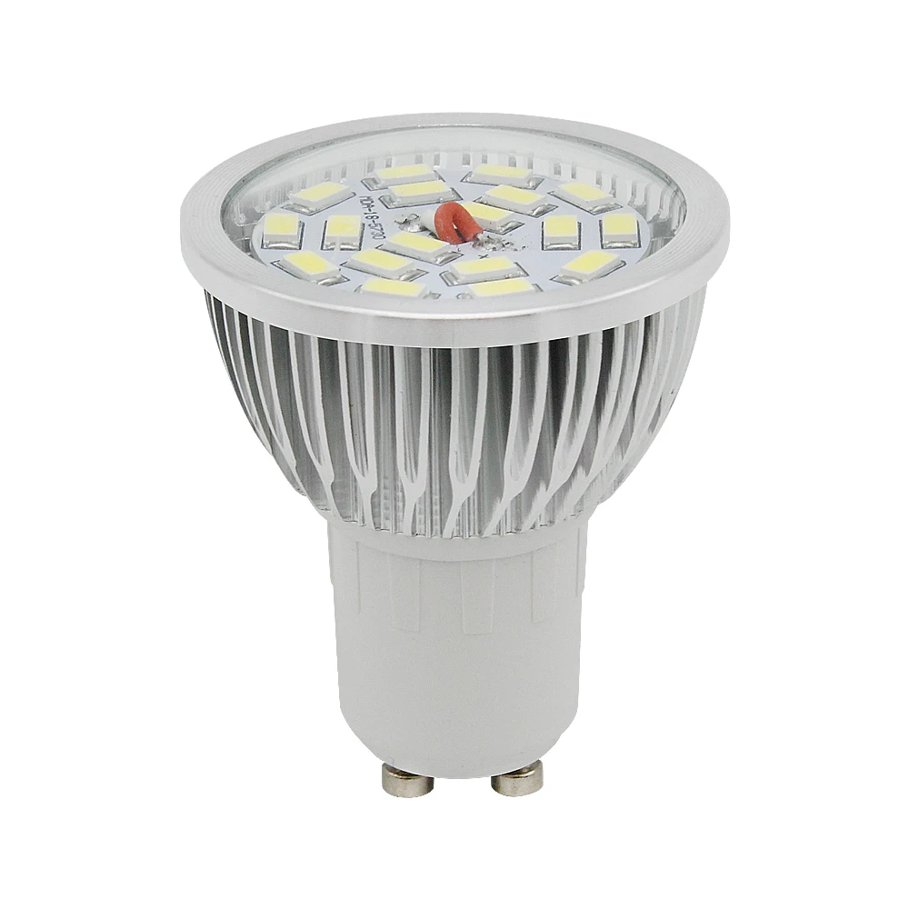 10 шт. GU10 Светодиодный прожектор AC 85-265 в высокая яркость 5730 SMD Lamparas потолочный
