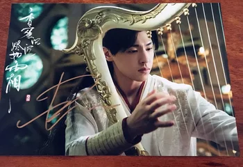 

hand Signed Deng Lun autographed photo 5*7 free ship 102018E