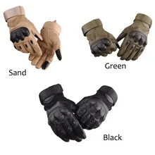Тактические Военные перчатки с полным пальцем, сенсорный экран, страйкбол, Боевая Стрельба, пейнтбол, боевые противоскользящие перчатки для вождения велосипеда