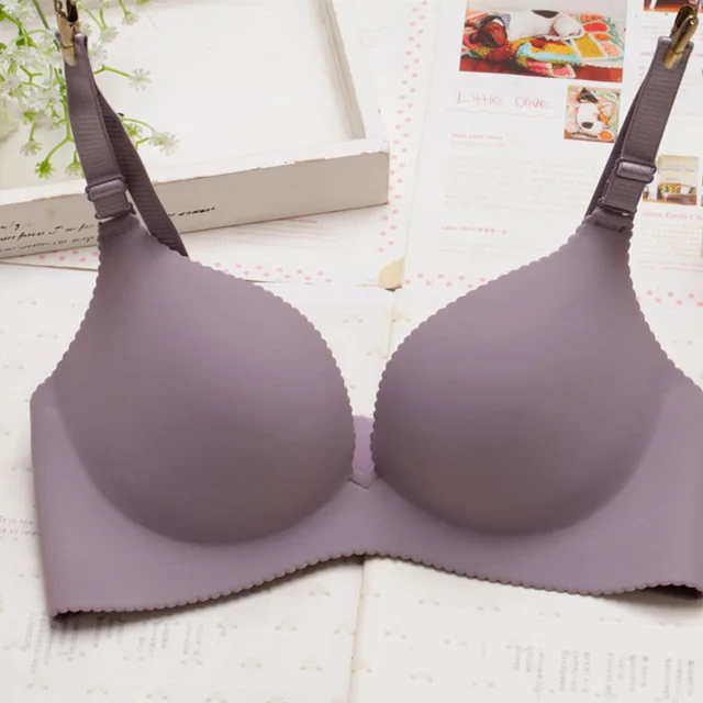 Flat-chested Women Bras 30-38 AAA AA A B Wireless Push Up Bra Lace