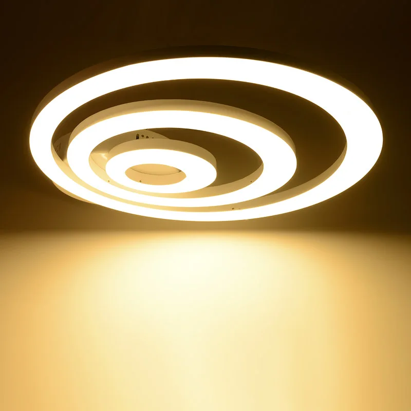 Creative modern led ceiling lights for living room bedroom remote