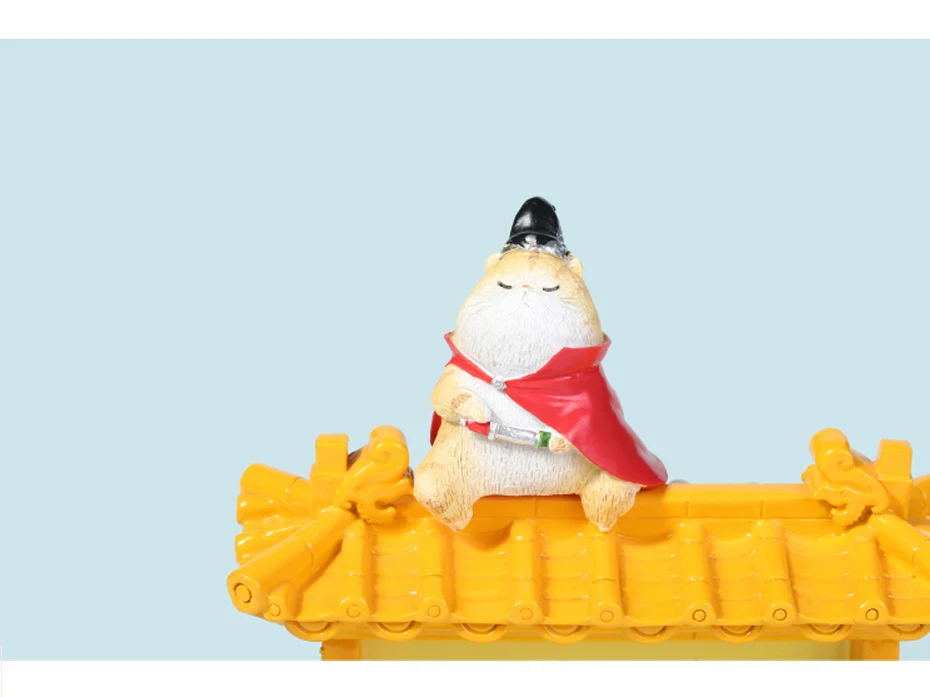 Mini Forbidden City kitten ornaments toys 06